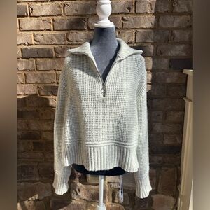 Jessica Simpson Light Gray Cowl Neck Sweater